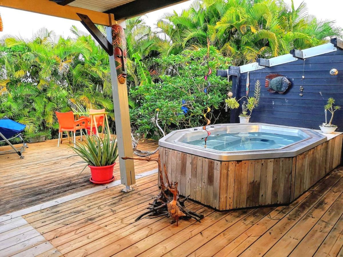 Bungalow La Perle - Jacuzzi - Piscine 생프랑수아 외부 사진
